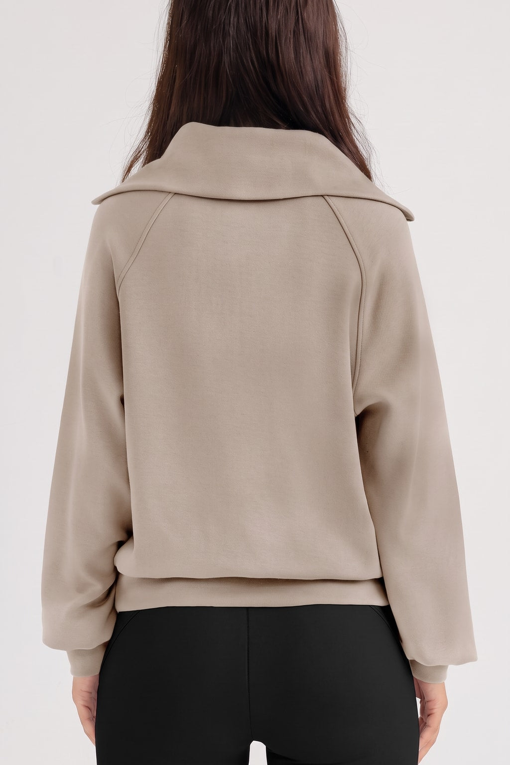 Half-Zip Mock Neck Sweatshirt - 7