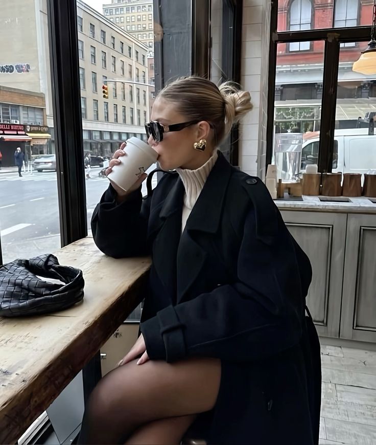 Oversized Double-Breasted Belted Trench Coat - view 9