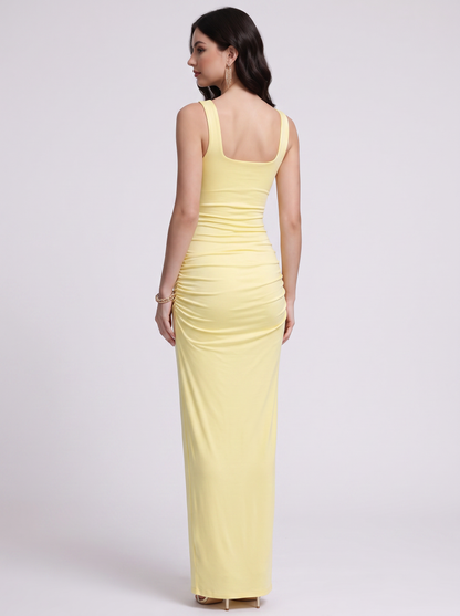 Twist Front Cutout Midi Dress - view 4
