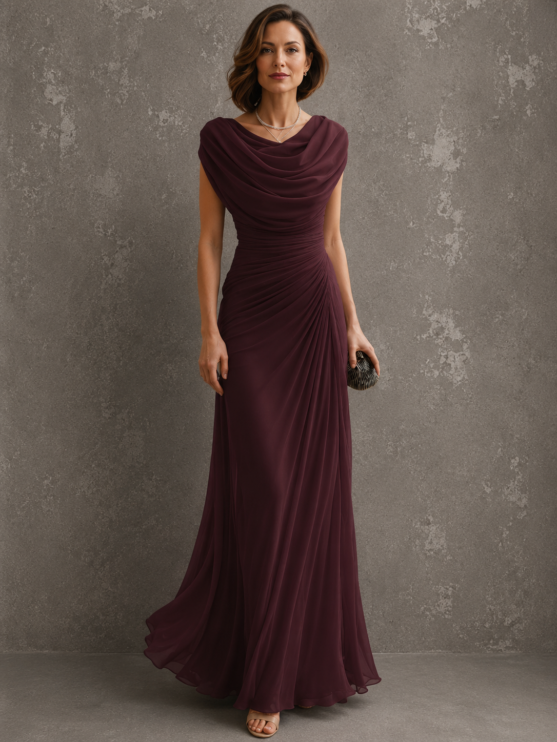 Ruched sleeveless maxi dress - view 7