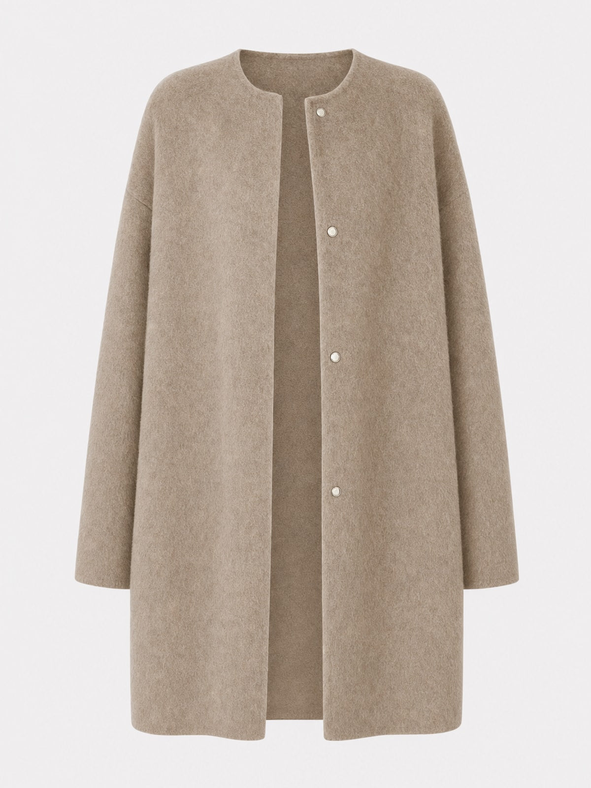 Cozy Insulated Shawl-Collar Winter Coat - 1