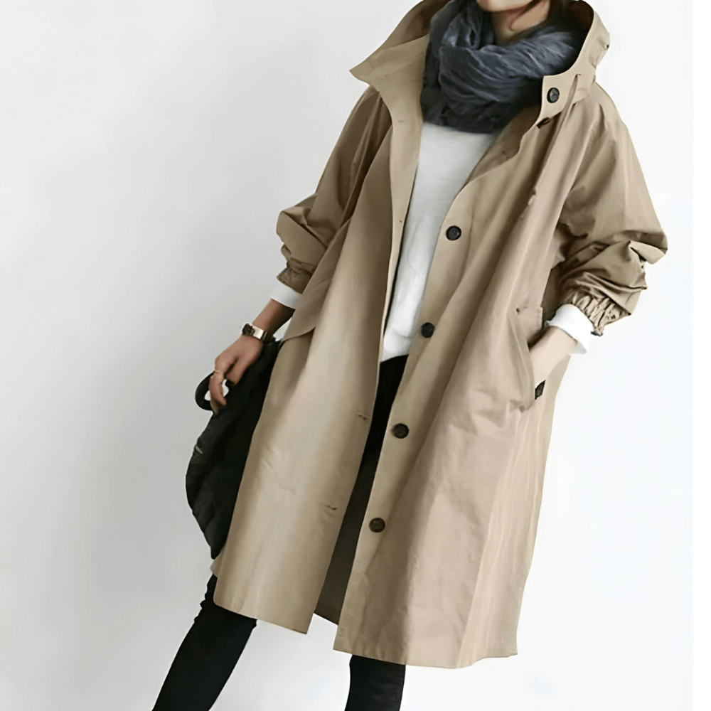 Lightweight hooded jacket with relaxed fit - view 6