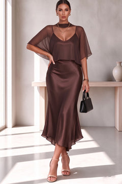 Polyester Draped Maxi Dress With Spaghetti Straps - 2
