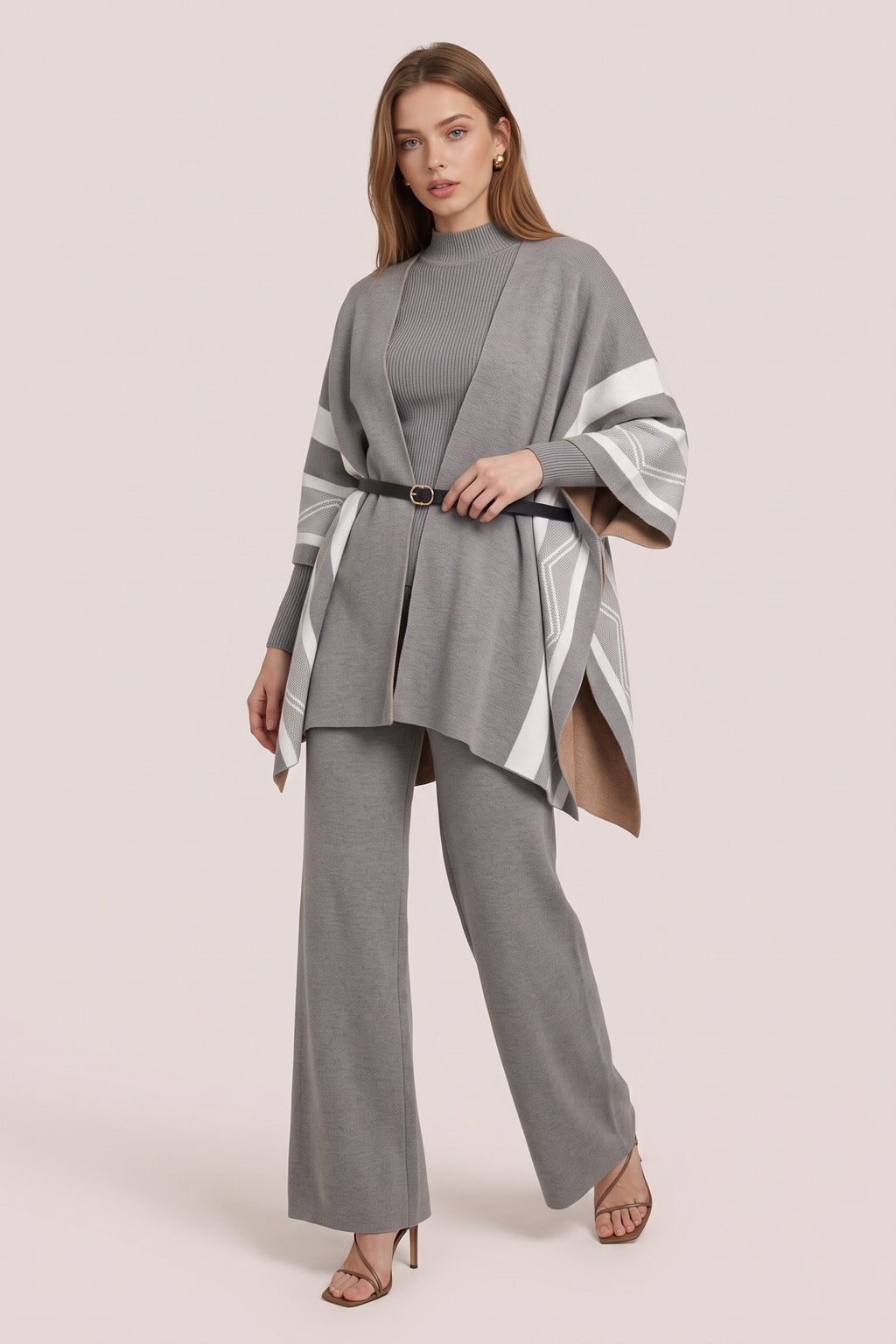 Virgin Wool Lounge Set with Tailored Fit - 2