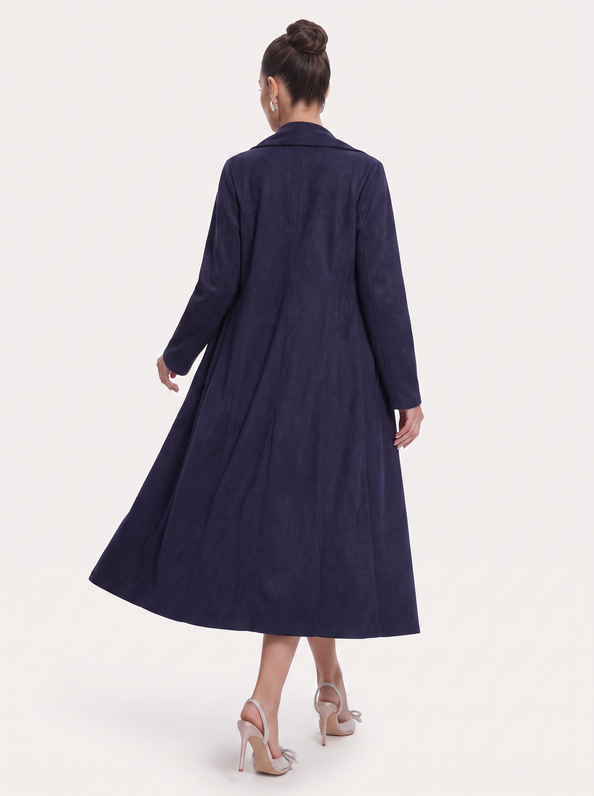 Longline Open-Front Coat in Extended Sizes - view 6
