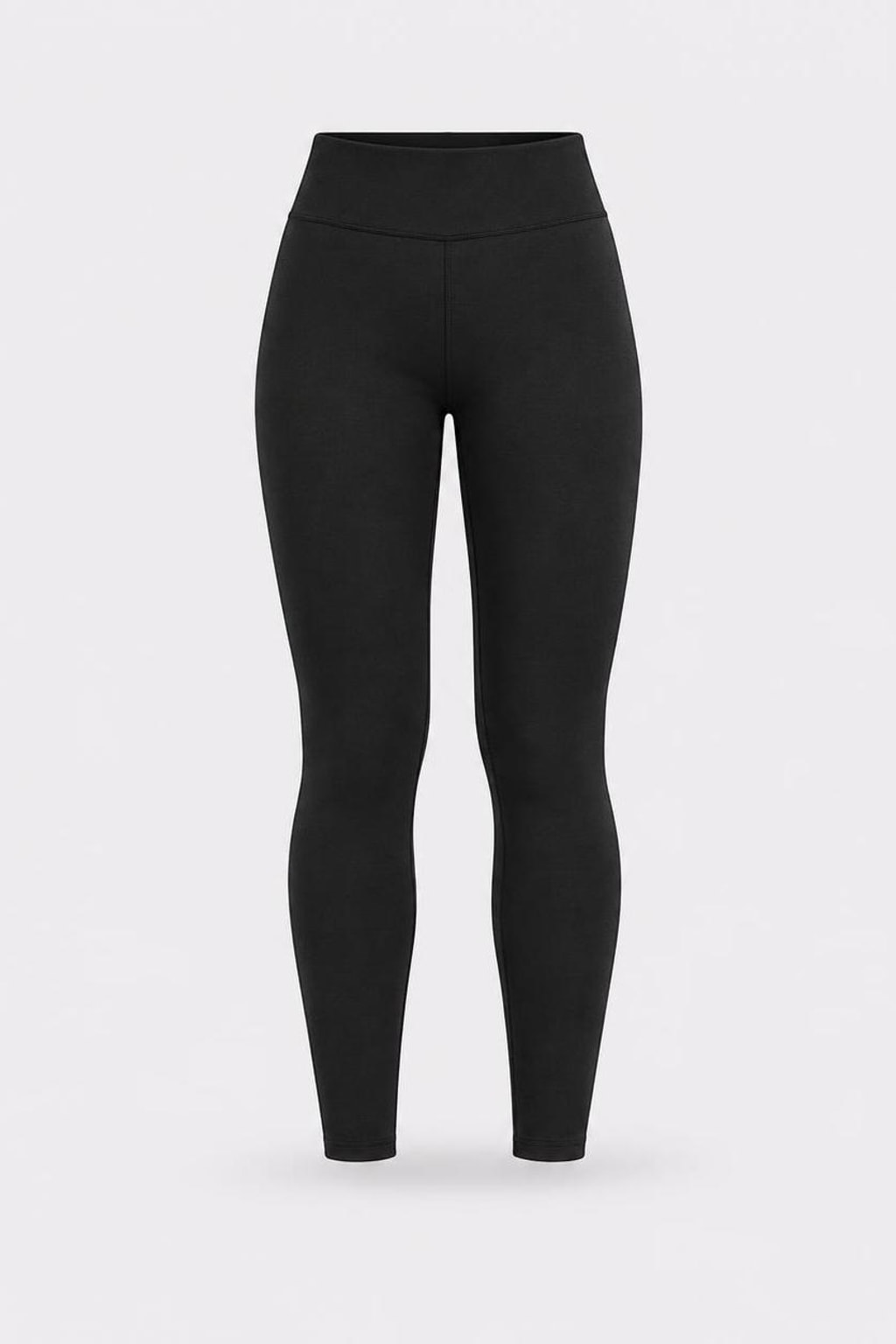 Fleece-Lined Thermal Leggings With High Waist - 1