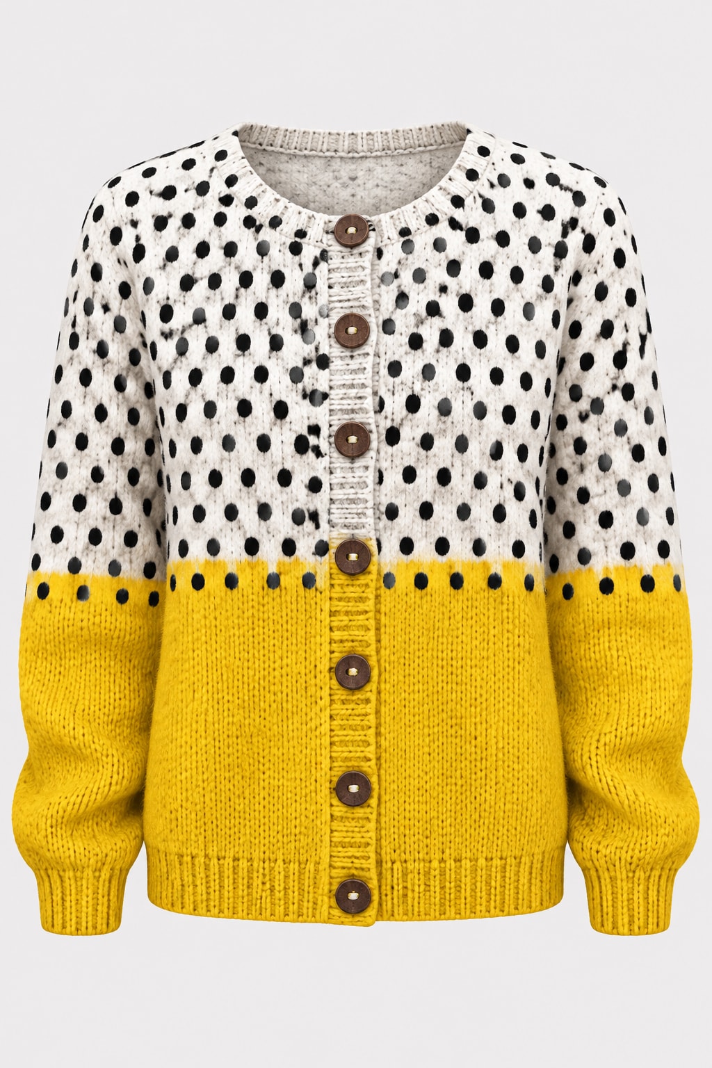 Knit Cardigan Open Front Layering Piece - 1