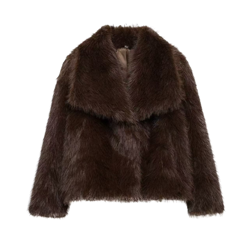 Oversized Coat With Structured Collar - view 4