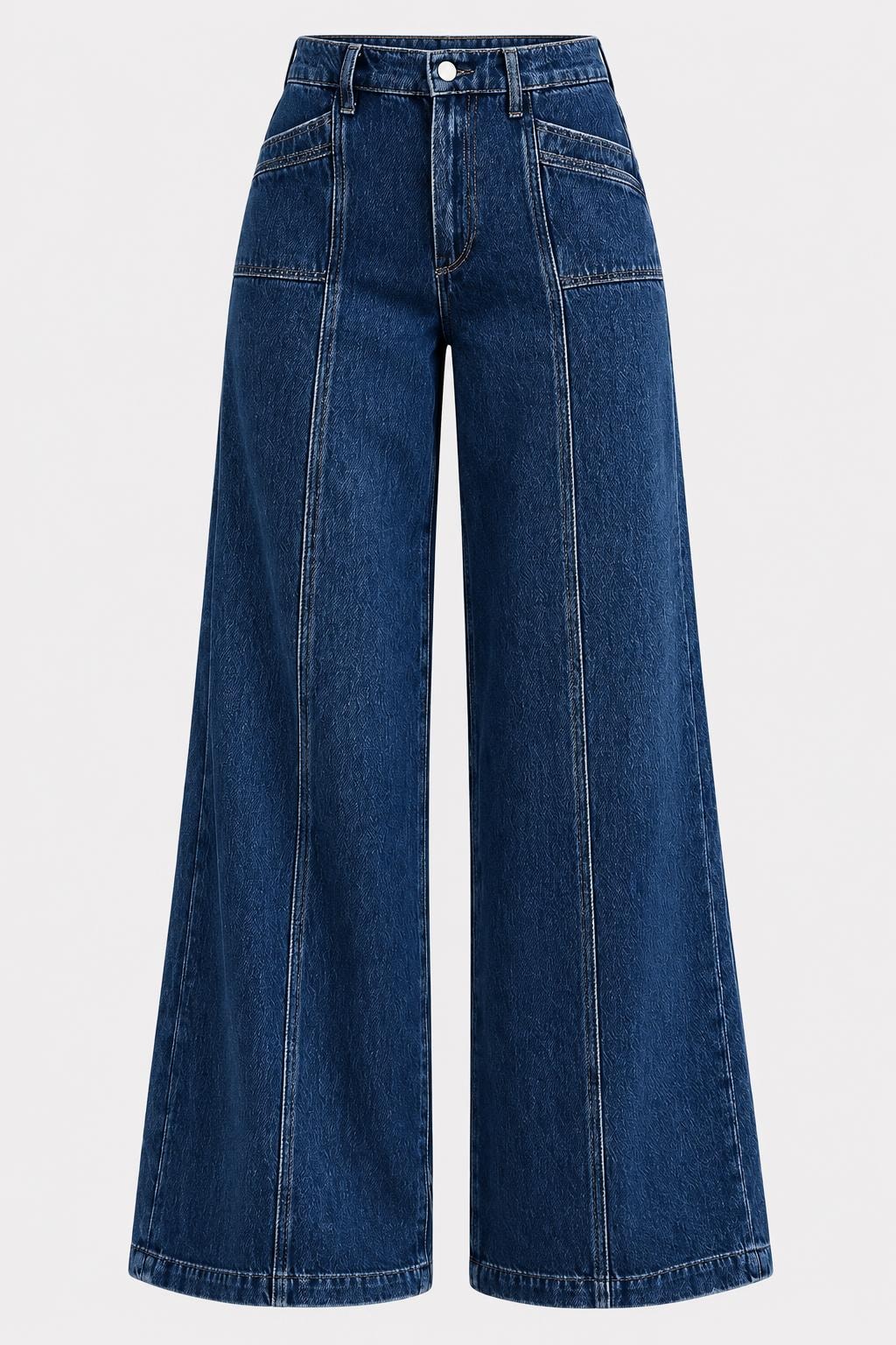 Comfort Denim Wide Leg Jeans - 1