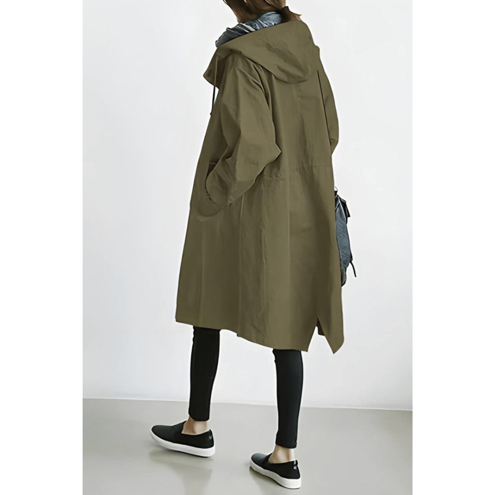 Lightweight hooded jacket with relaxed fit - view 9
