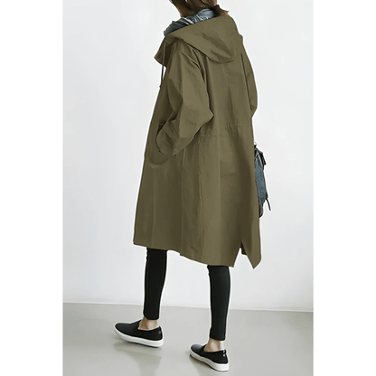 Lightweight hooded jacket with relaxed fit - view 9