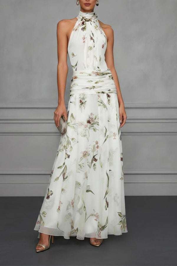 Off-Shoulder Floral Midi Dress - view 5