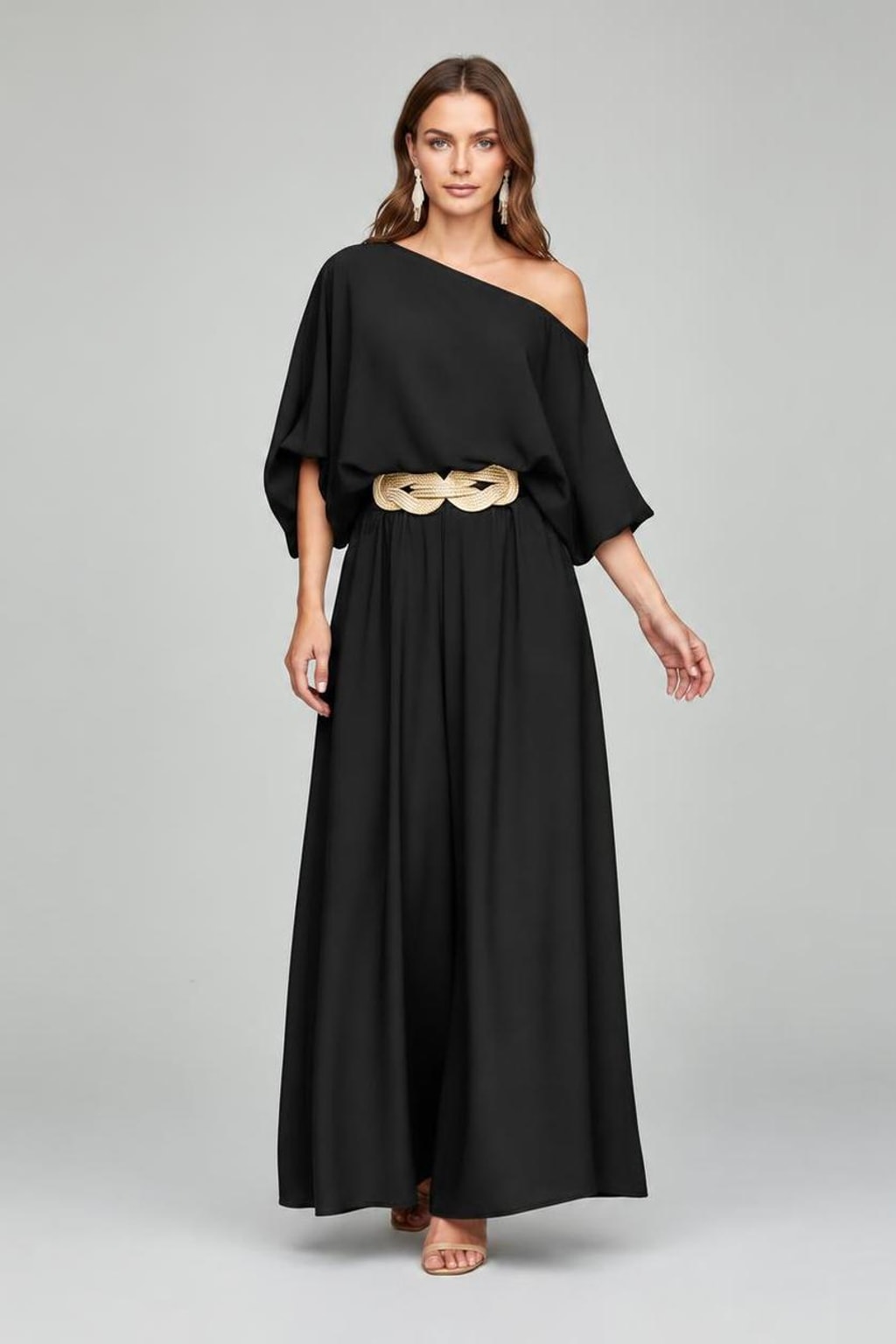 Lightweight Lounge Set With Wide-Leg Pants - 2