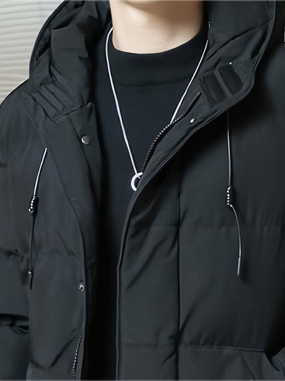 Longline Hooded Padded Coat - view 5