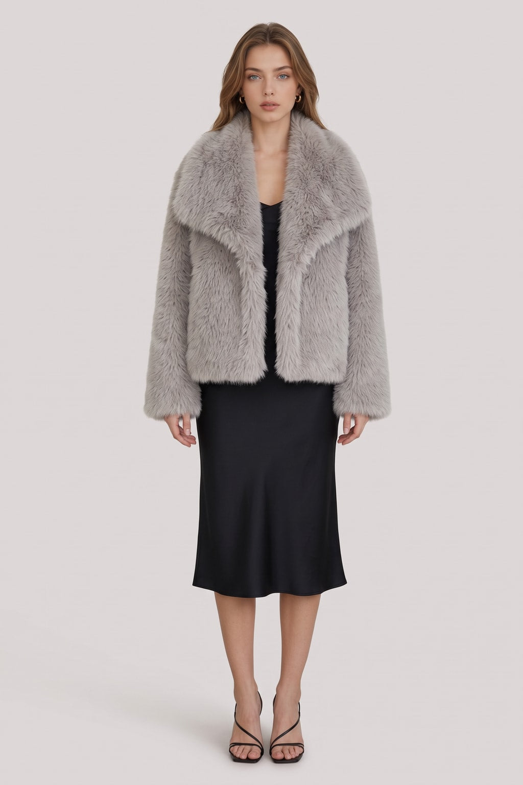 Oversized Coat with Structured Collar - 6