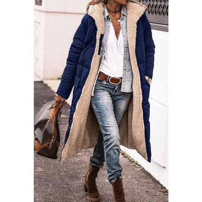 Down-Filled Long Hooded Winter Coat - view 3