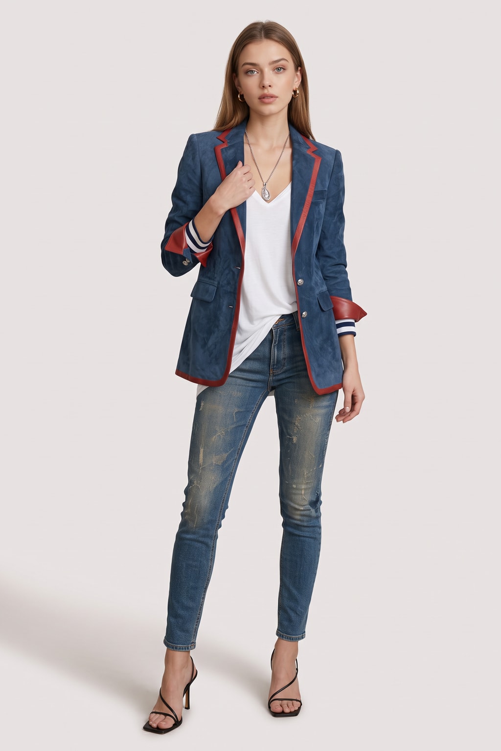 Retro Casual Blazer with Retro Fit - 2
