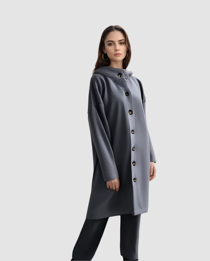 Belted double-breasted trench coat - view 2
