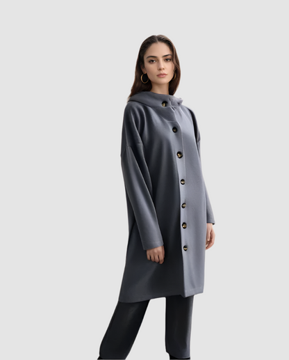Belted double-breasted trench coat - view 2