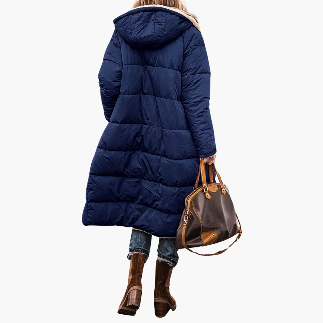 Long reversible tailored coat - view 10