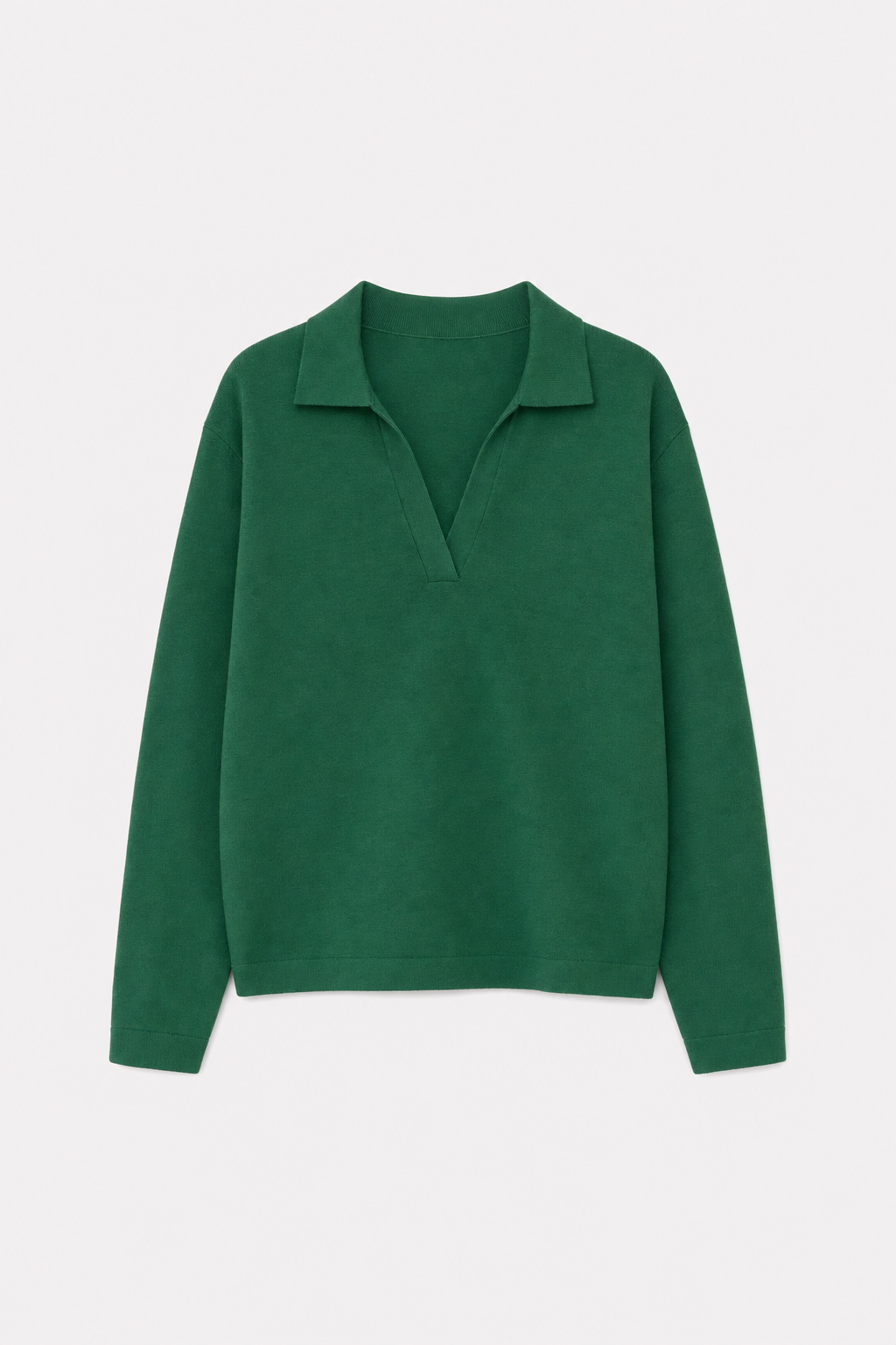 Relaxed Collared Pullover Sweater - view 7