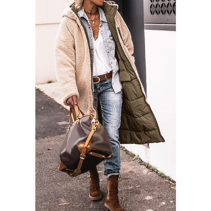 Down-Filled Long Hooded Winter Coat - view 16
