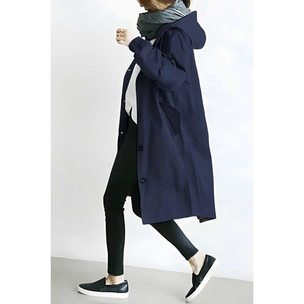 Lightweight hooded jacket with relaxed fit - view 7