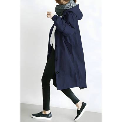 Lightweight hooded jacket with relaxed fit - view 7