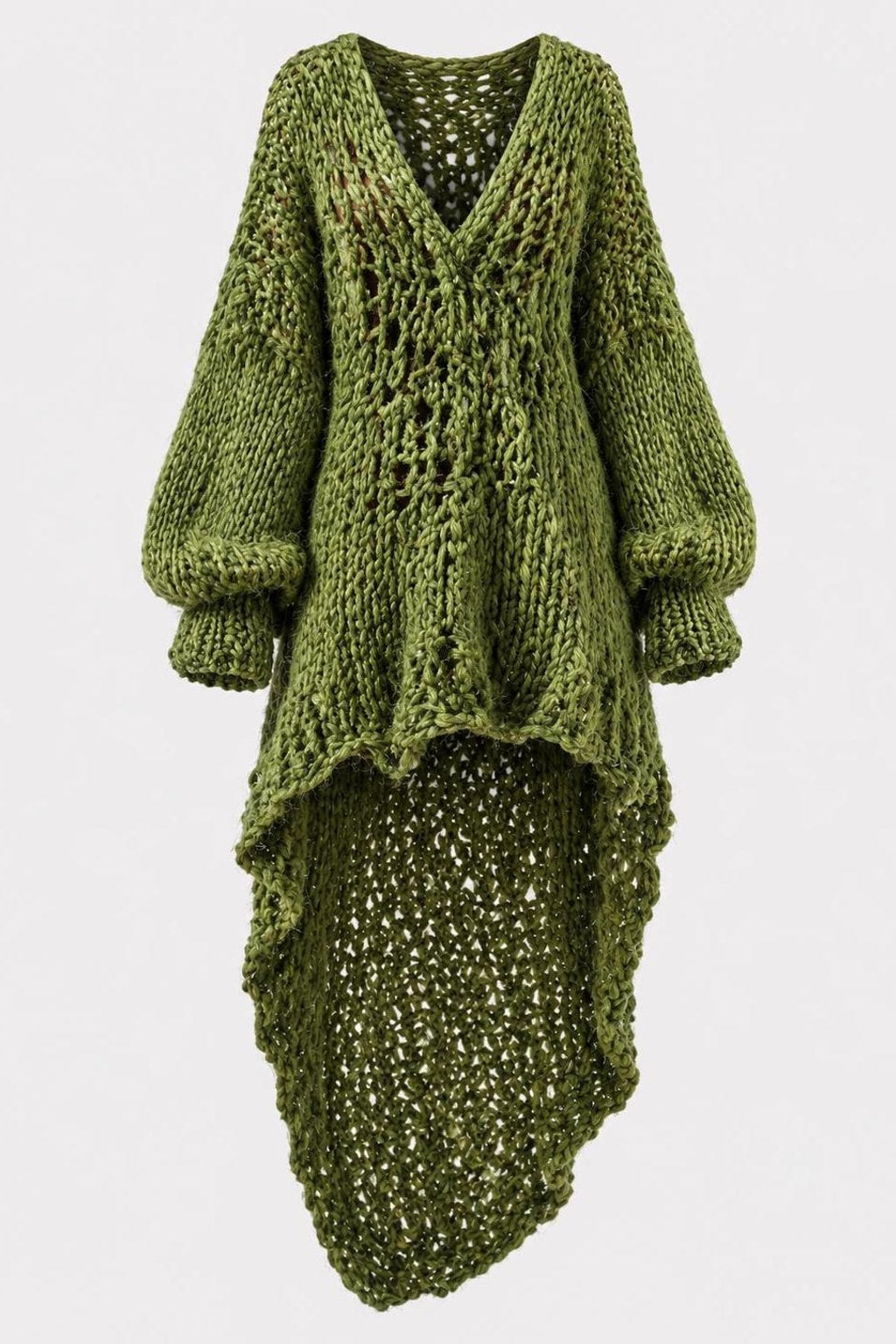 Rib Knit Hollow-Out Mini Dress - 1