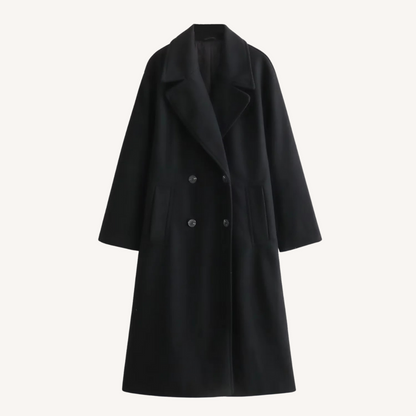 Double-Breasted Blend Overcoat in Six Colors - view 10
