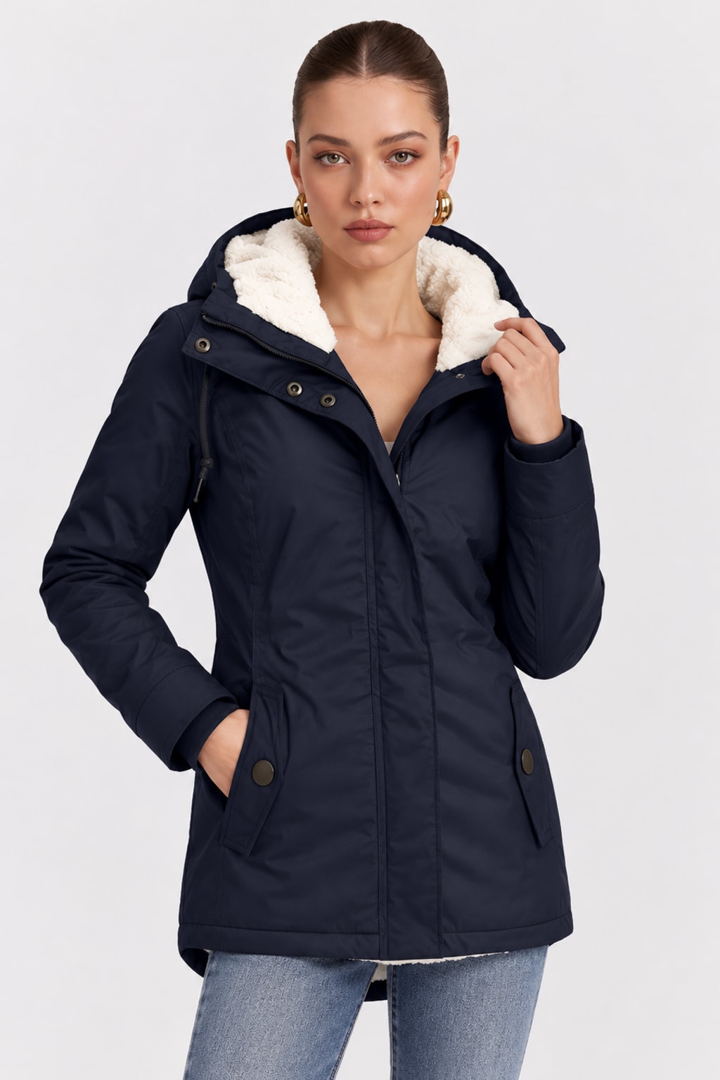 Waterproof Parka Women Long Winter Coat - 5