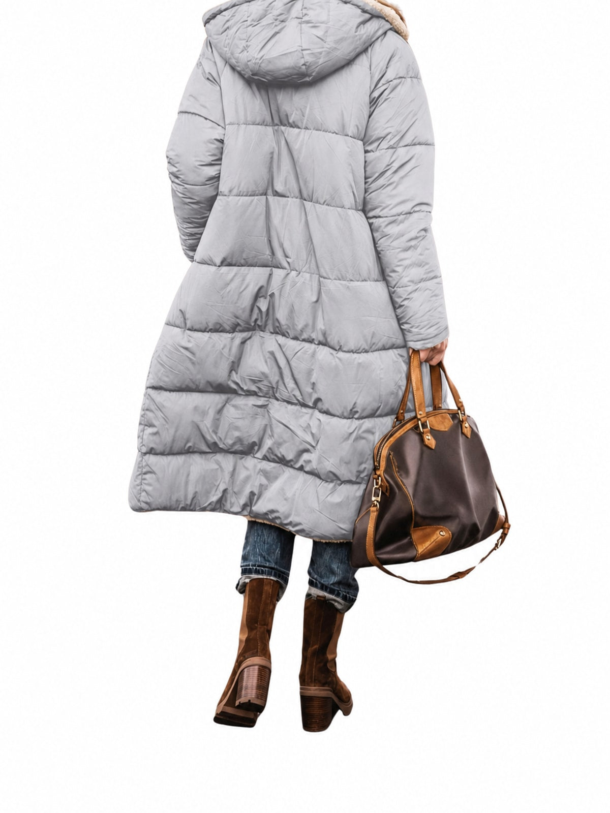 Reversible Tailored Coat Long Winter Fit - 10