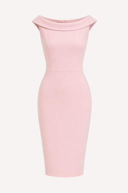 Slim Fit Sleeveless Midi Dress