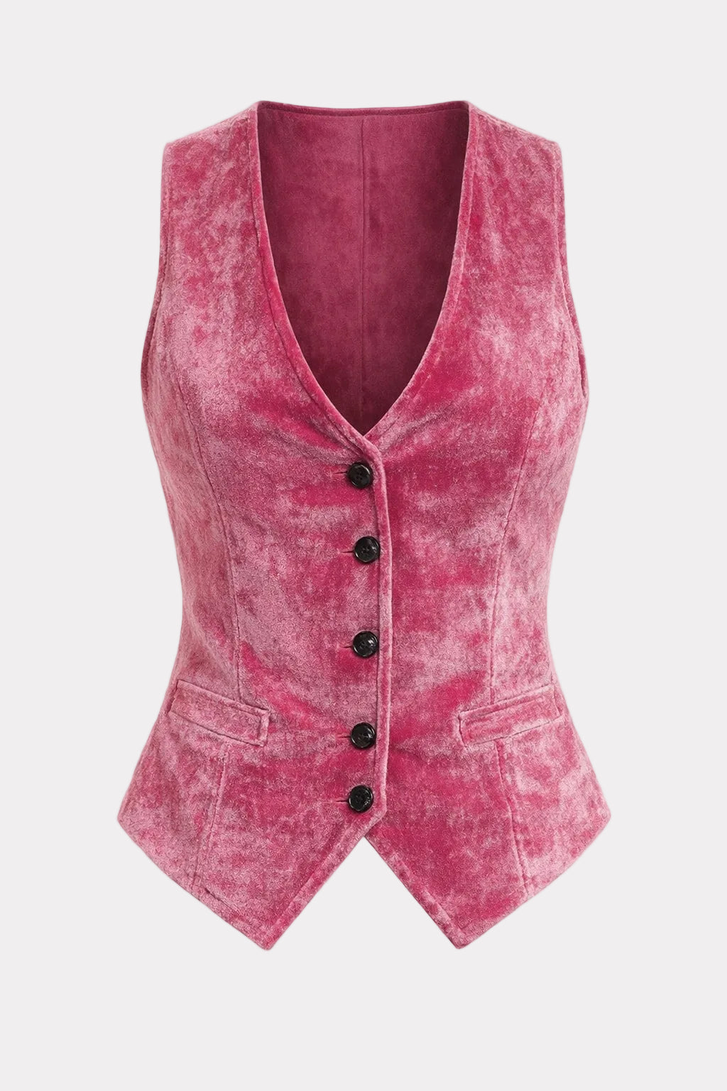 Velvet Vest with Retro Bohemian Style - 1