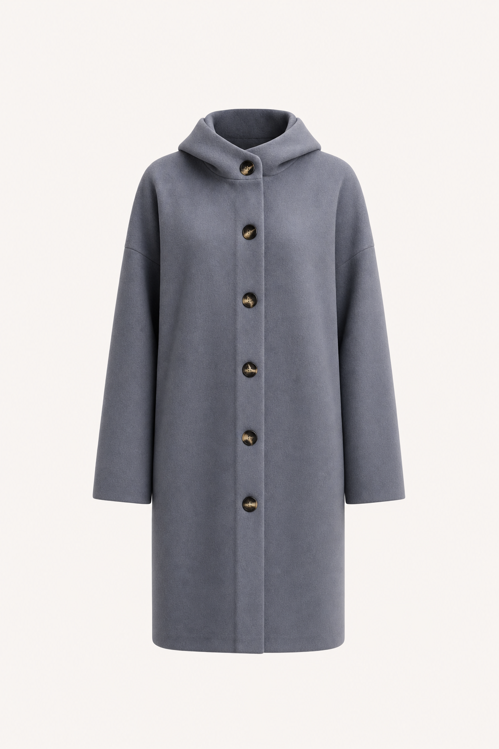 Belted double-breasted trench coat