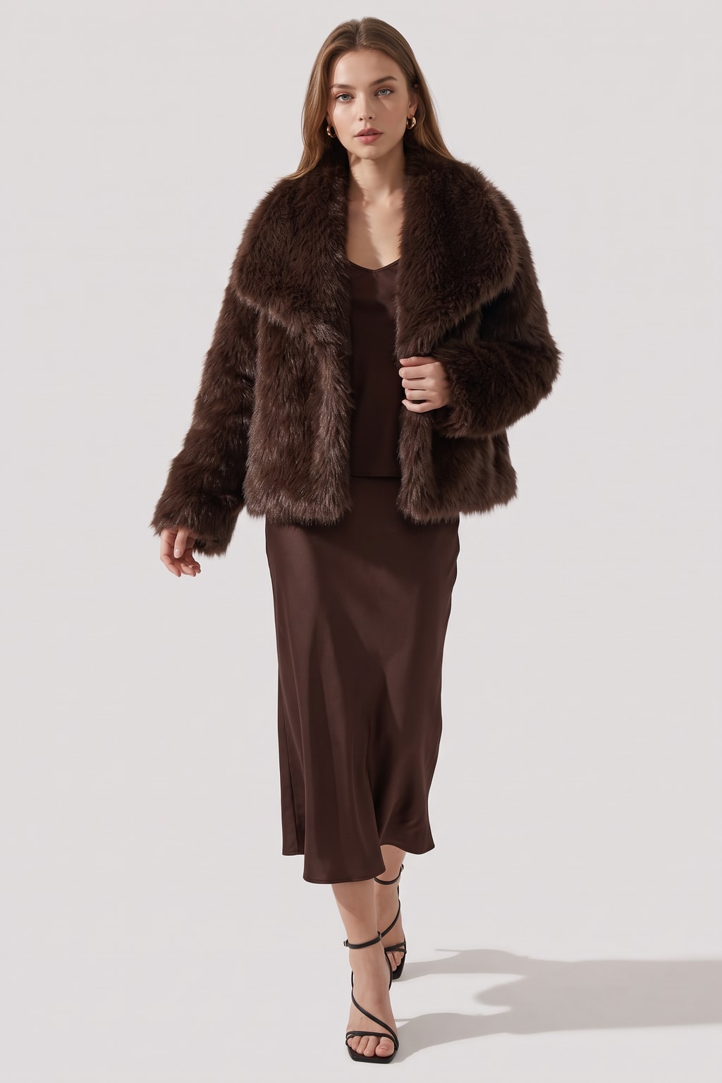 Oversized Coat with Structured Collar - 2