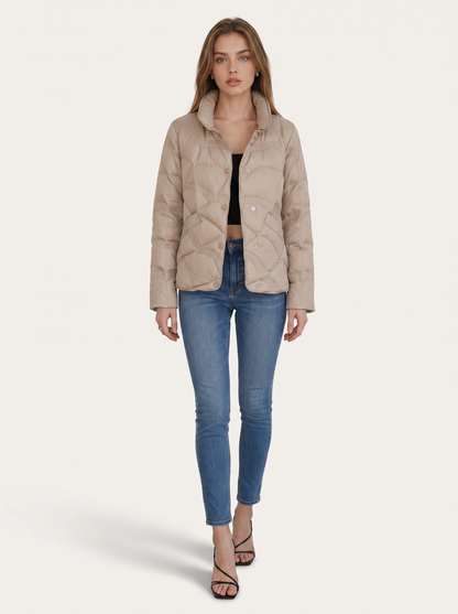 Quilted Button-Front Jacket - view 2
