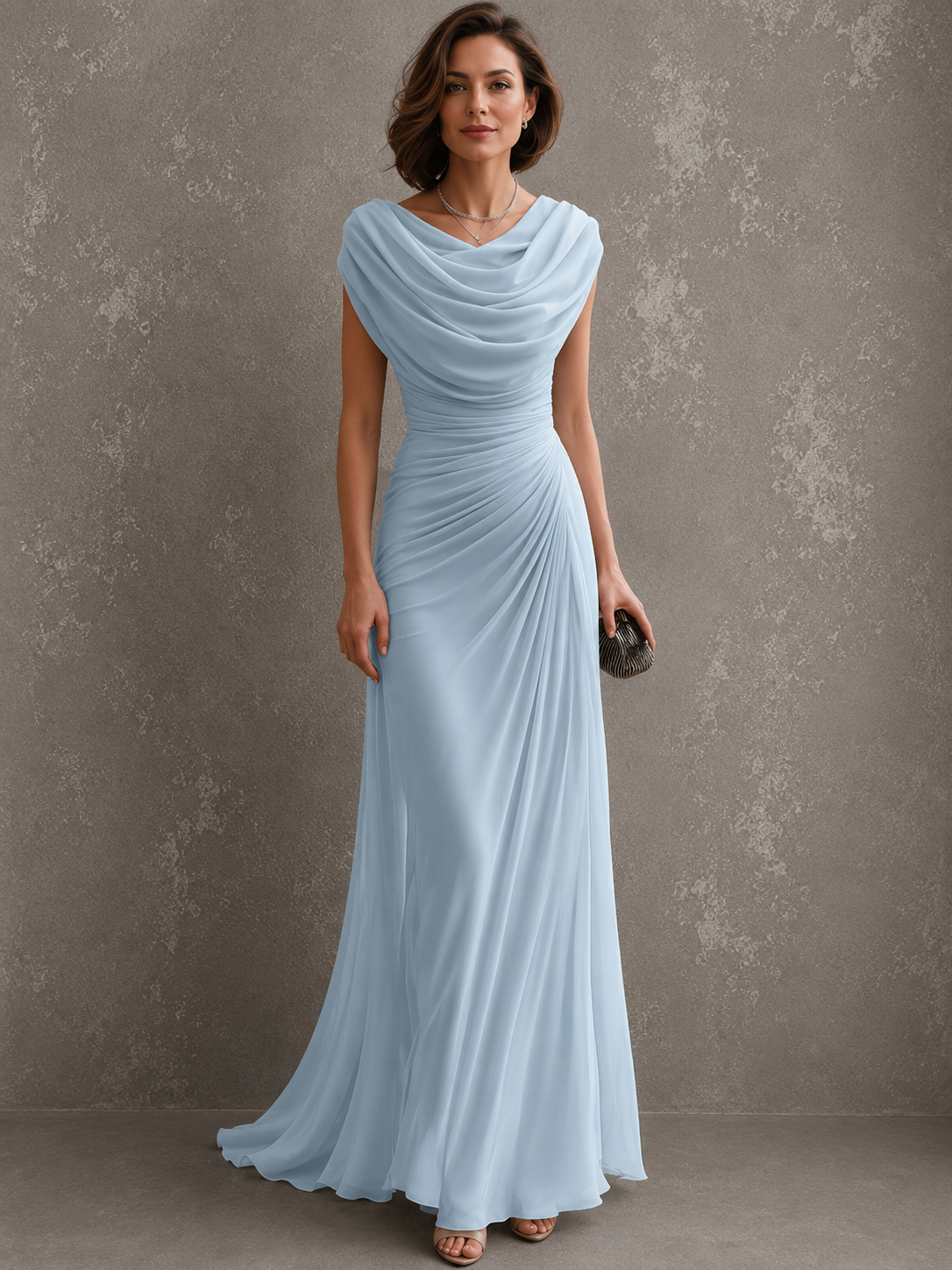 Ruched sleeveless maxi dress - view 6