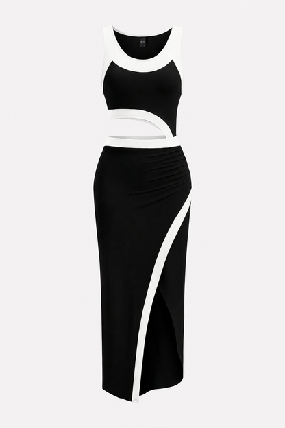 Cut-Out Jersey Midi Dress - view 5