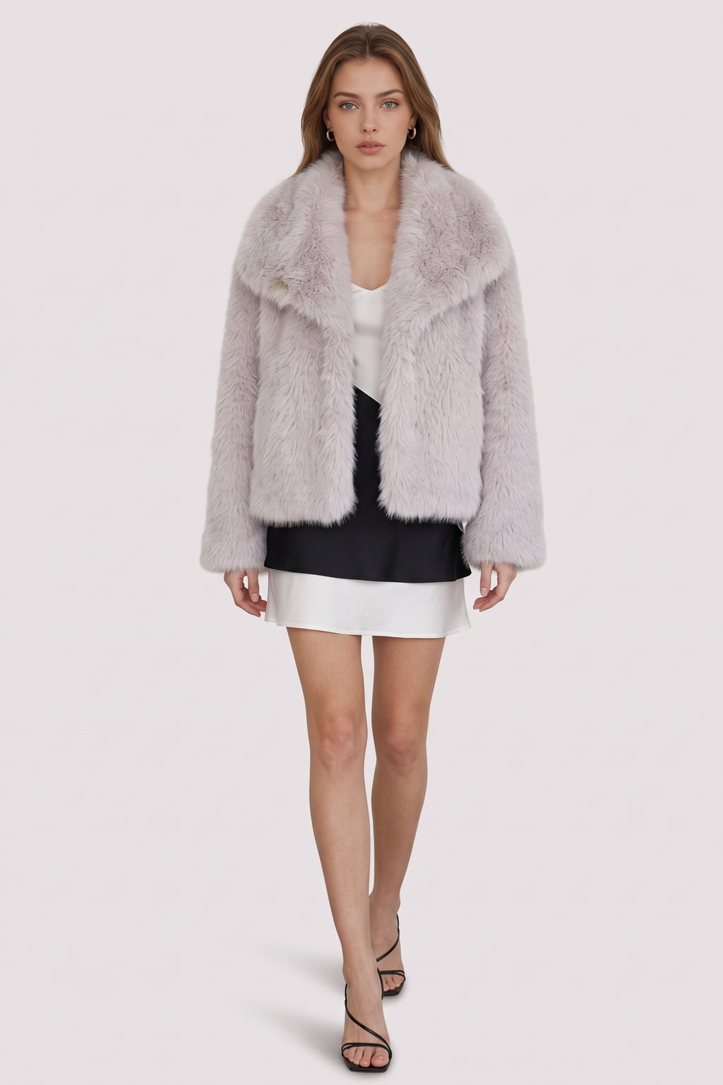 Oversized Coat with Structured Collar - 3