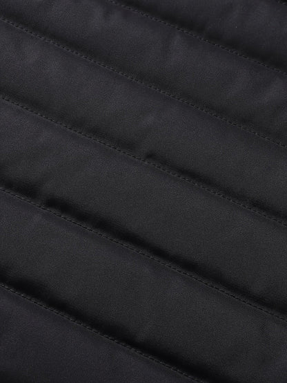 Hooded Insulated Quilted Winter Coat - view 9