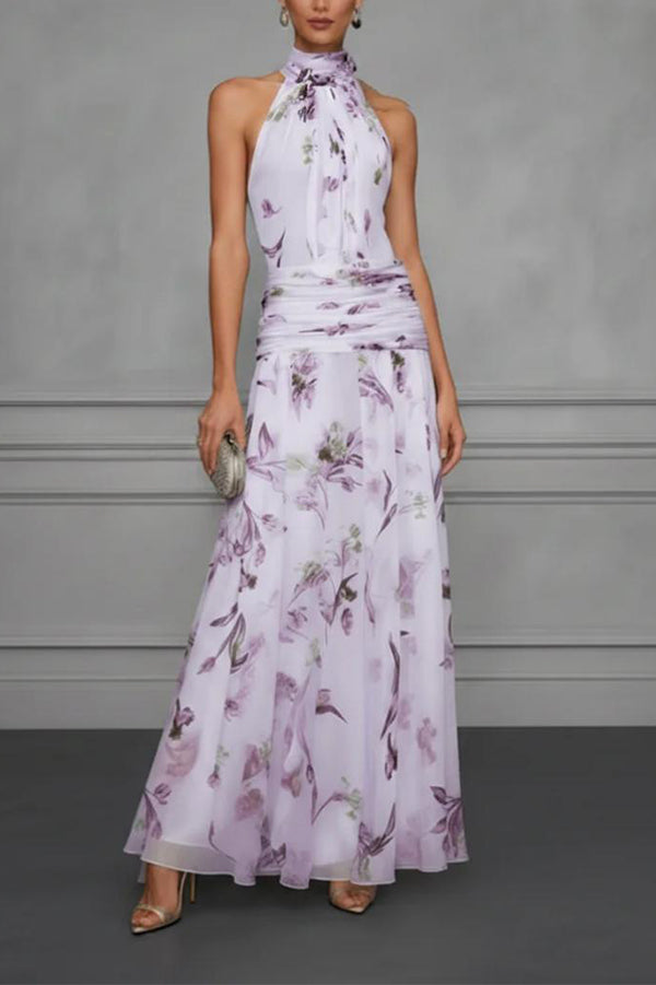 Off-Shoulder Floral Midi Dress - view 4