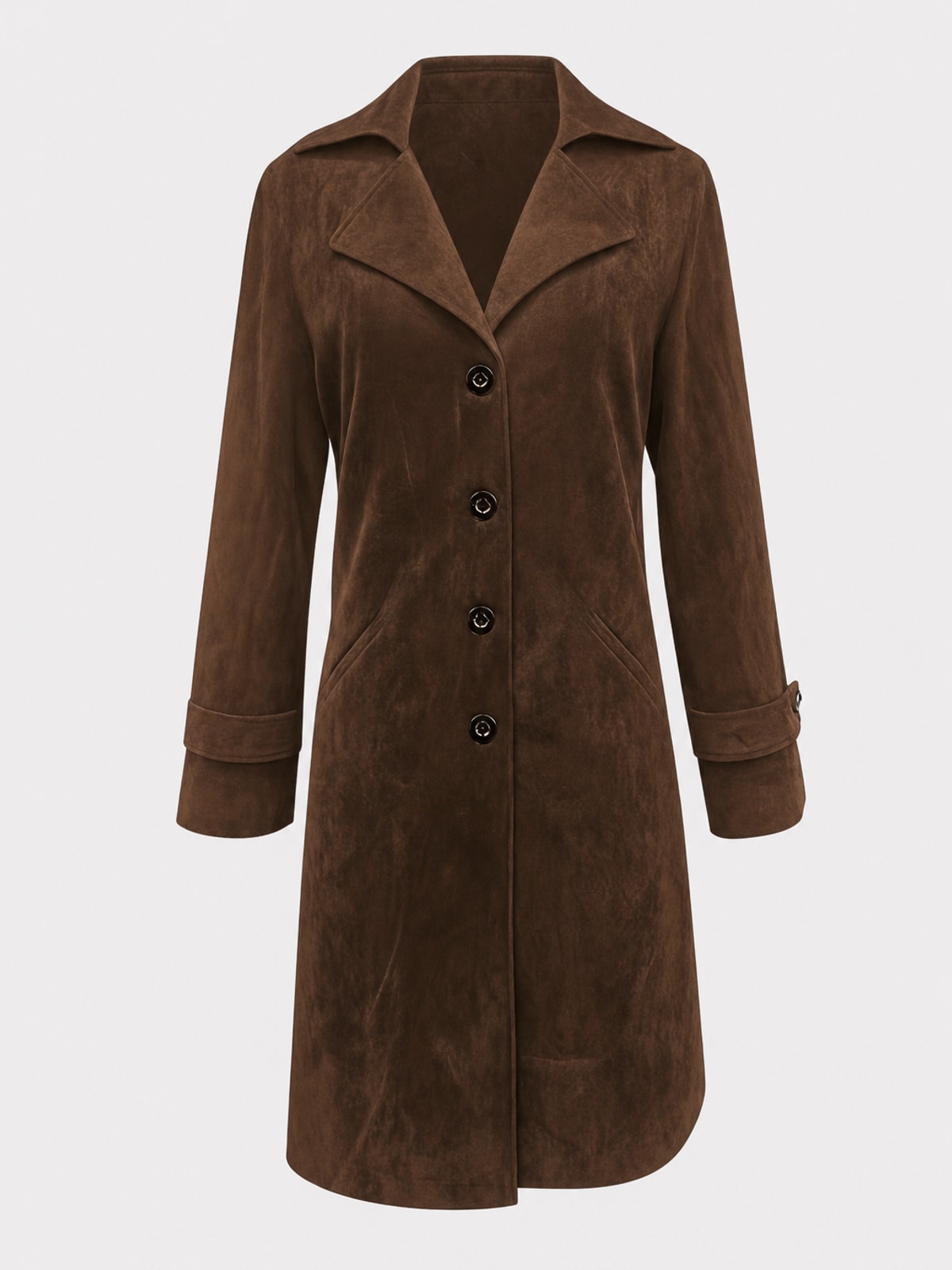 Elegant Longline Structured Coat Flattering Tailored Fit - 1