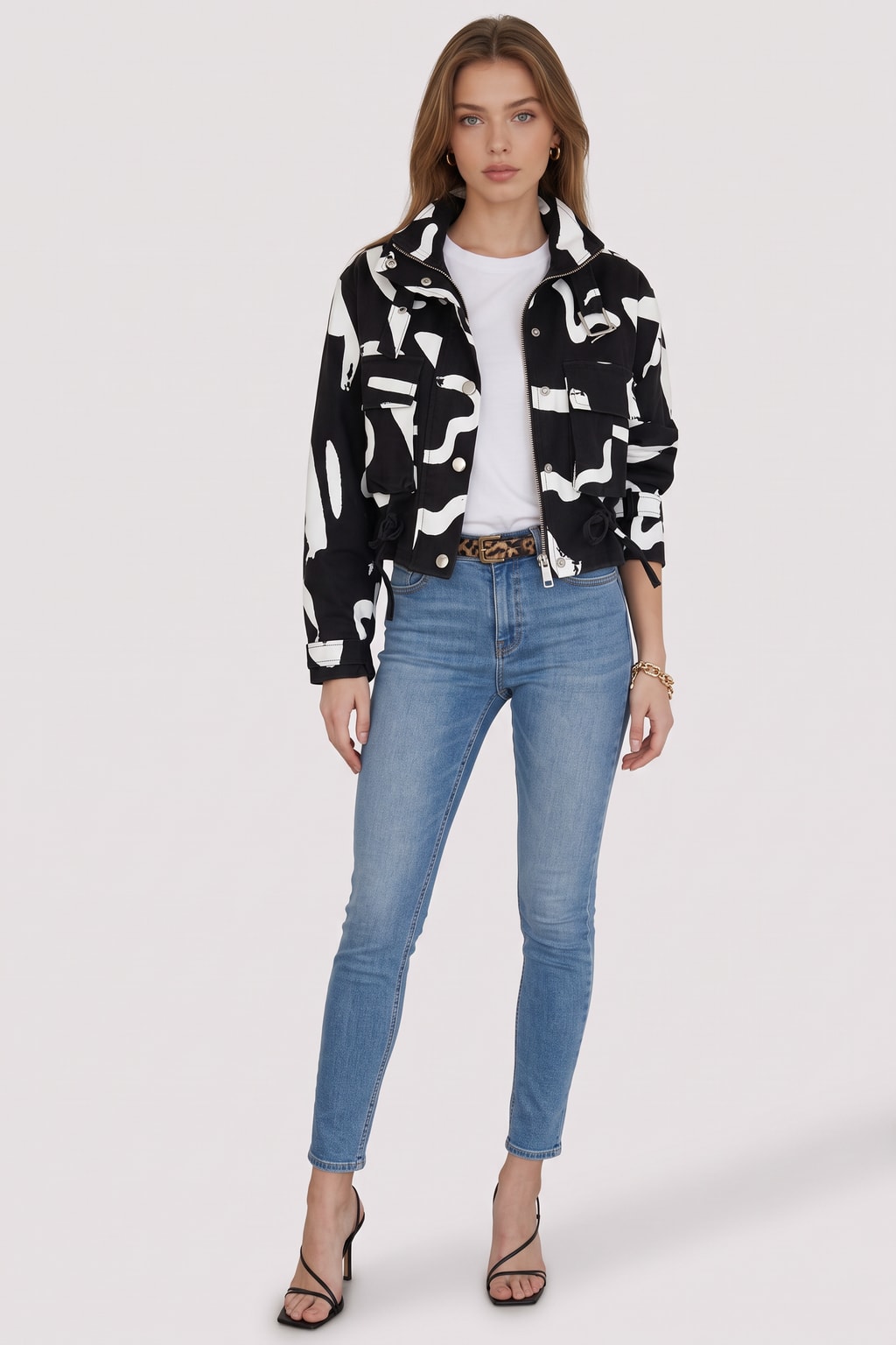 Timeless Blend Stand Collar Zip-Up Jacket - 3