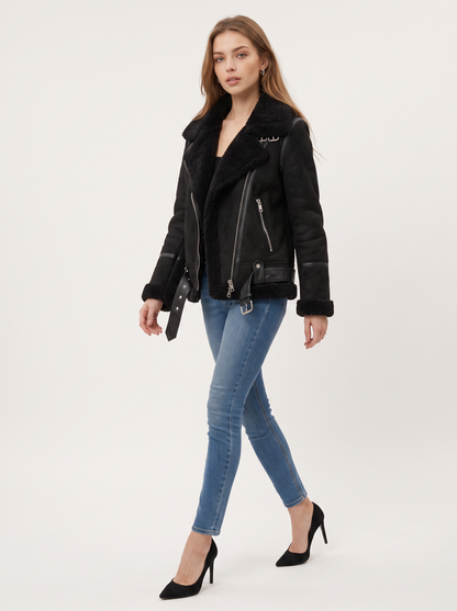 Thermal-lined aviator bomber jacket - view 2