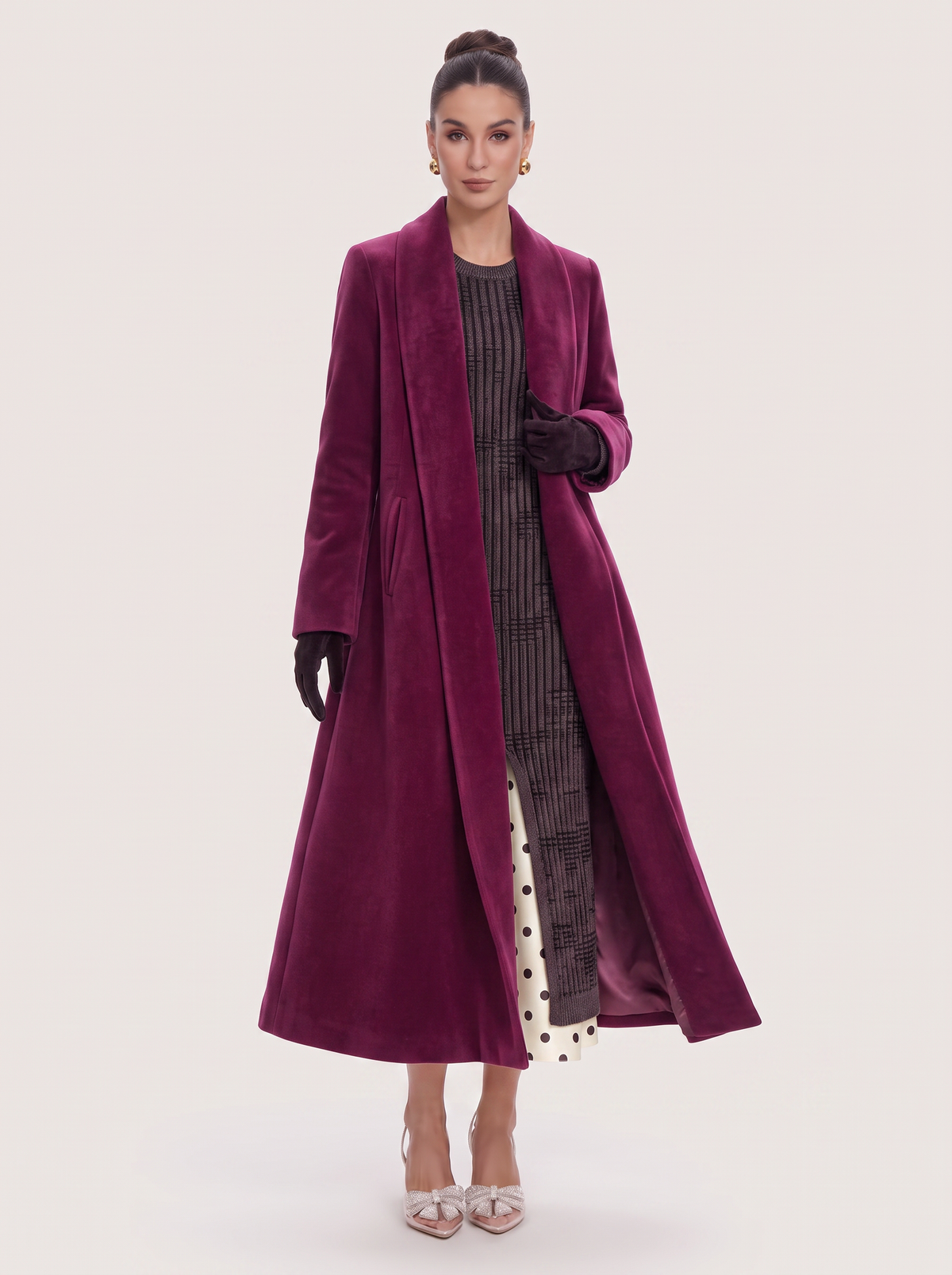 Longline Open-Front Coat in Extended Sizes - view 9