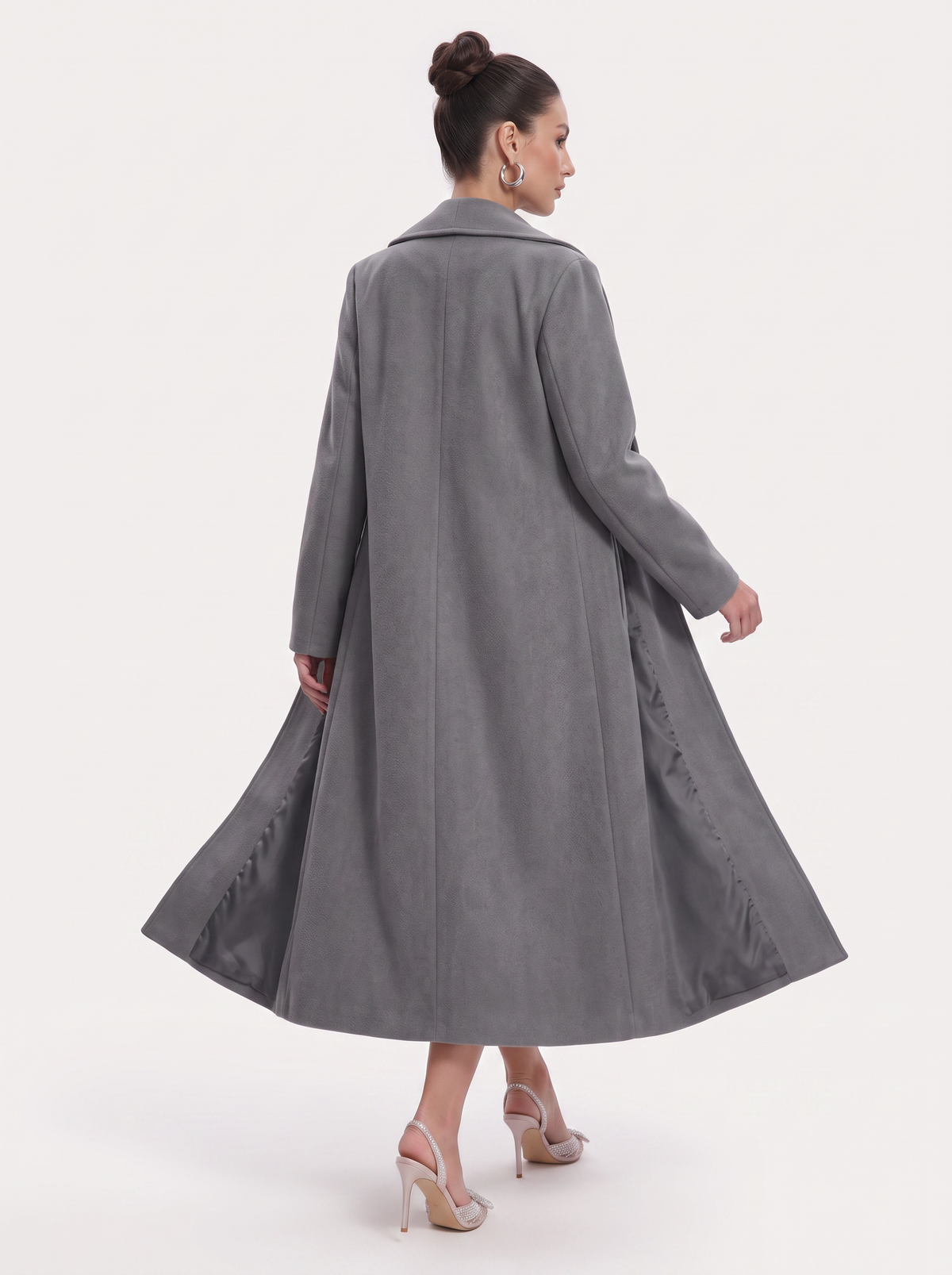 Longline Open-Front Coat in Extended Sizes - view 12
