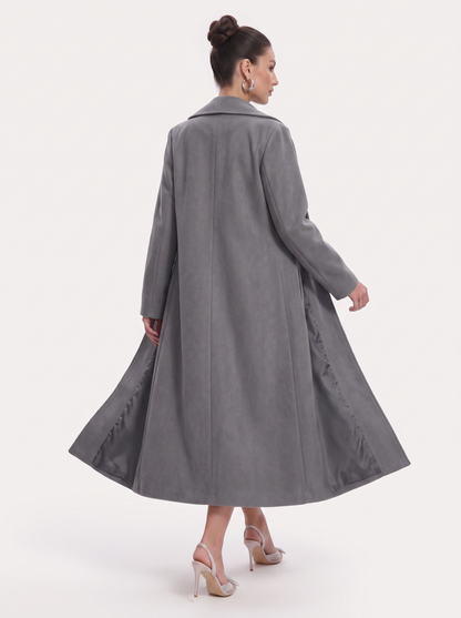 Longline Open-Front Coat in Extended Sizes - view 12