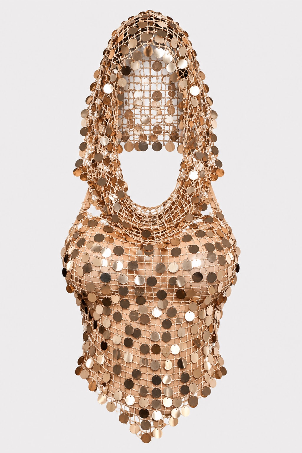 Acrylic Tank Top Set With Hat Sequins - 1