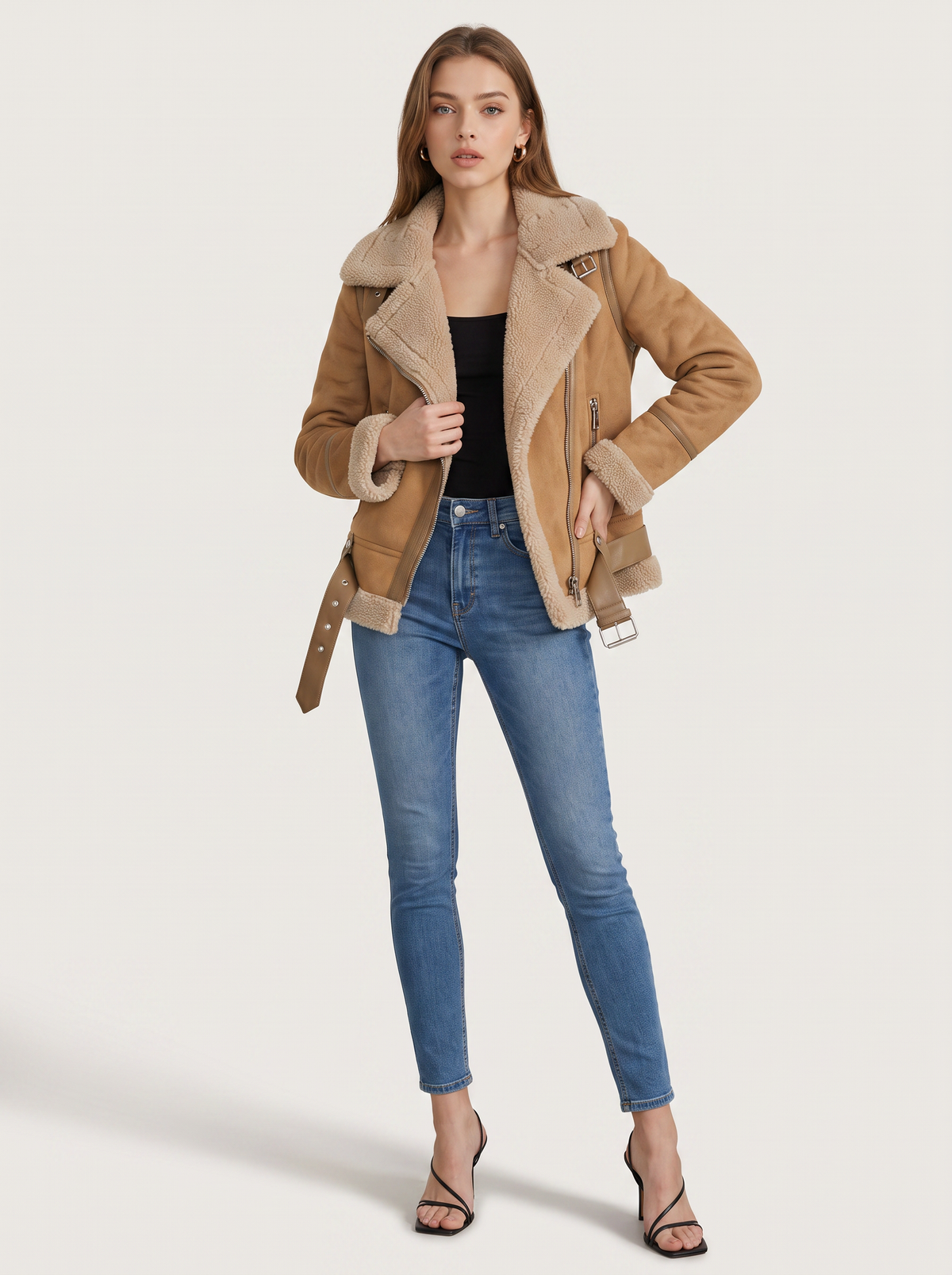 Thermal-lined aviator bomber jacket - view 3